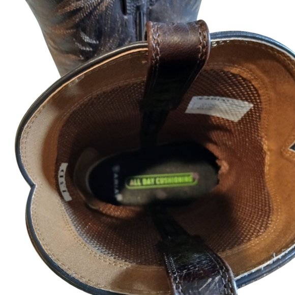 Ariat Mens Brown Leather Cushion Boots  13D main image 7